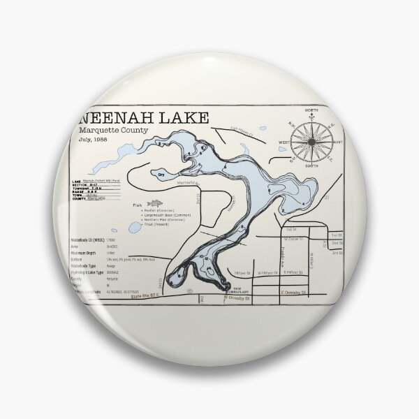 Item preview, Neenah Lake WI Marquette County designed and sold by Jean Plout.