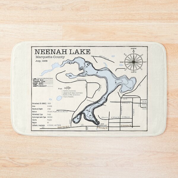 Item preview, Neenah Lake WI Marquette County designed and sold by Jean Plout.