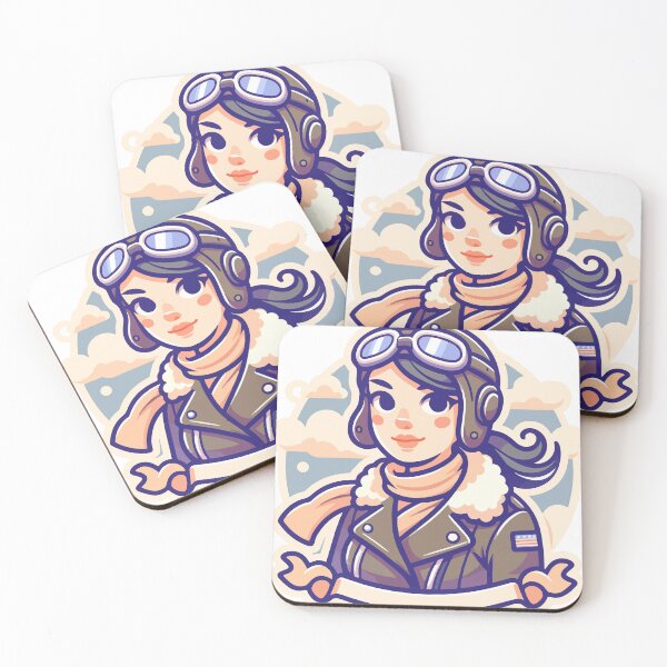 Item preview, Vintage Aviator Portrait designed and sold by OniumEth.
