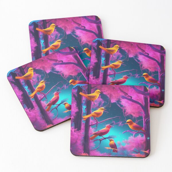 Item preview, Birds in a pink tree graphic Shirts and Hoodies designed and sold by OutdoorArtistry.