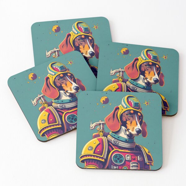 Item preview, Dach in space designed and sold by DachshundsOnRB.