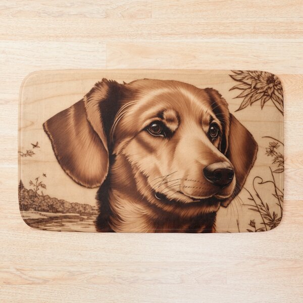 Item preview, Dachshund: The Courageous Charm of Wood (Pyro Pets Art - 098) designed and sold by pyropetsart.