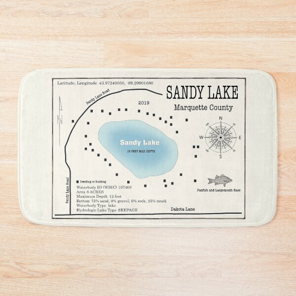 Item preview, Sandy Lake WI Marquette County designed and sold by Jean Plout.