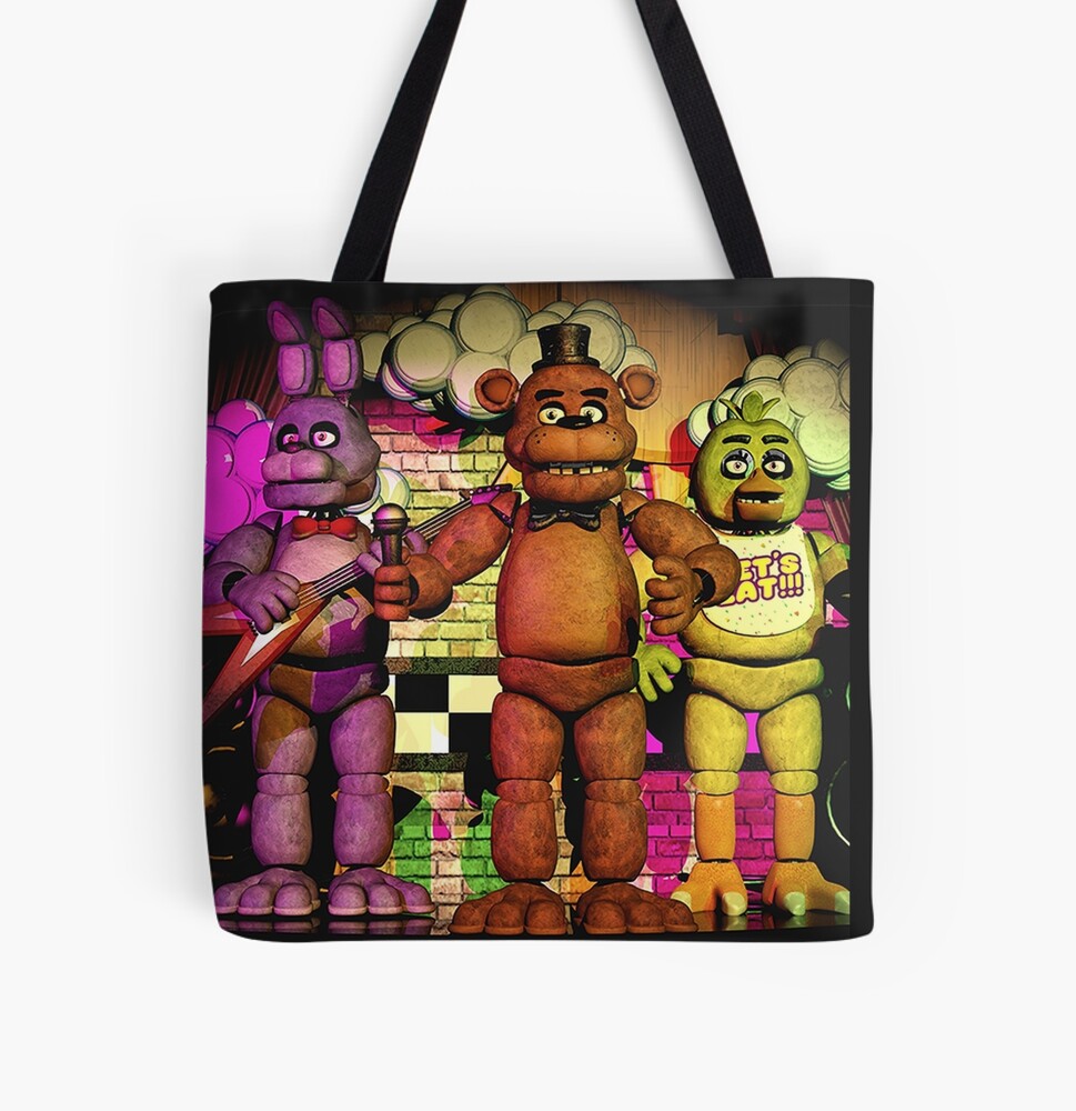 New Fnaf Tote Bag Five Nights At Freddy´s Canvas Bags Anime Shopping Bag  Children's Storage Bag Trendy Gift Bags Art Supplies - AliExpress