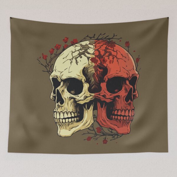Item preview, Two faced skull  designed and sold by Amir Faysal.