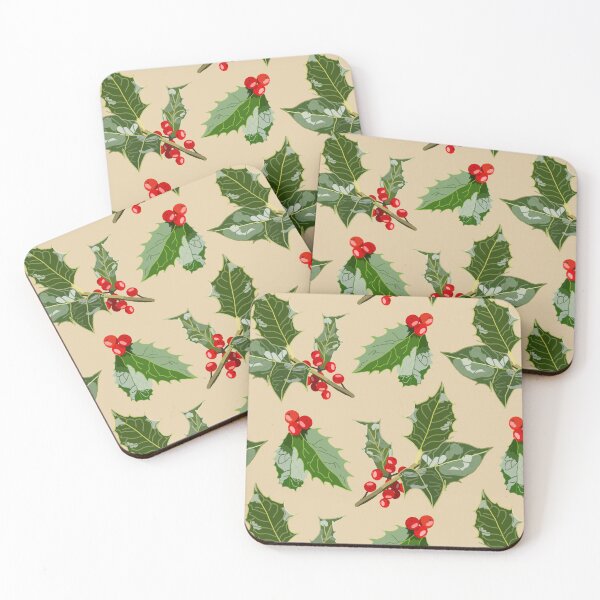 Item preview, Holly Leaves and Berries designed and sold by AbigailHerman.