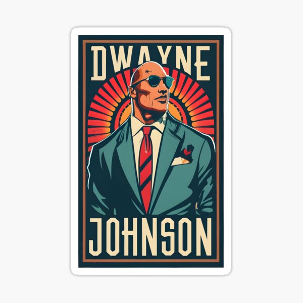 dwayne the egg johnson  Sticker for Sale by bellagiibson