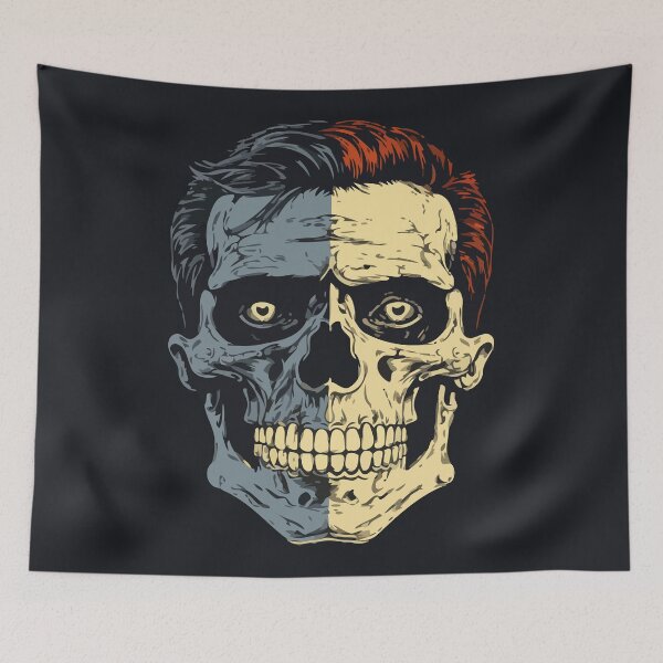 Item preview, Two faced skull  designed and sold by Amir Faysal.