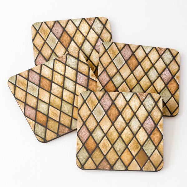 Item preview, vintage stained glass designed and sold by Cecil Bee.