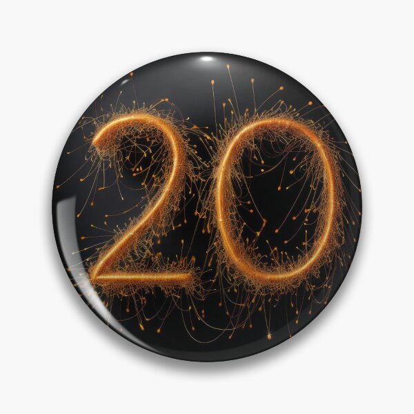 Item preview, Number 20 Made Of Golden Fiber designed and sold by FireFXStudio.