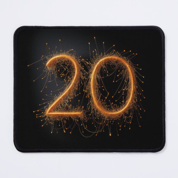 Item preview, Number 20 Made Of Golden Fiber designed and sold by FireFXStudio.