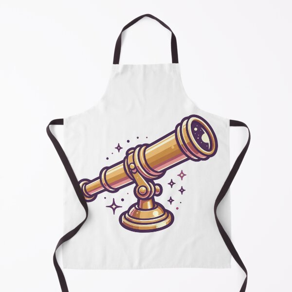 Item preview, Elegant Golden Telescope with Starry Accents designed and sold by OniumEth.