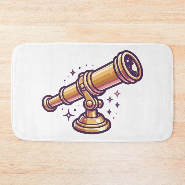 Item preview, Elegant Golden Telescope with Starry Accents designed and sold by OniumEth.