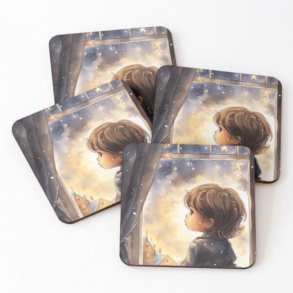Item preview, Girl looking outside designed and sold by cute-animals99.