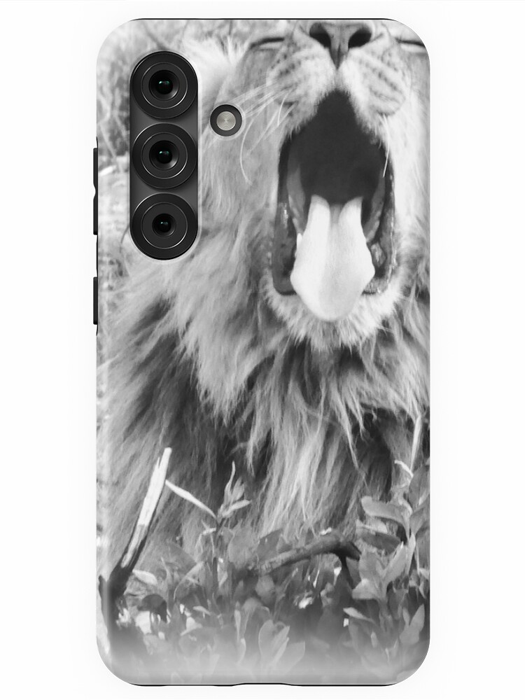 Thumbnail 1 von 4, Samsung Galaxy Handyhülle, Gähnender Löwe designt und verkauft von Enagel.