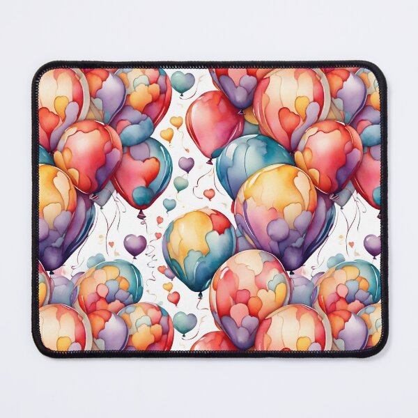 Item preview, Watercolor Balloons Pattern designed and sold by Patternliss.
