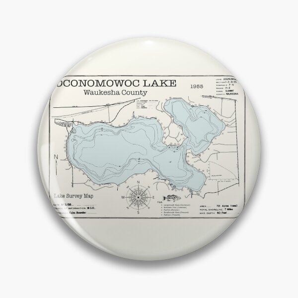 Item preview, Oconomowoc Lake WI Waukesha County 1955 designed and sold by Jean Plout.