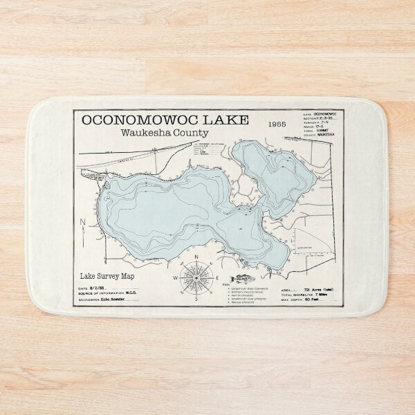 Item preview, Oconomowoc Lake WI Waukesha County 1955 designed and sold by Jean Plout.