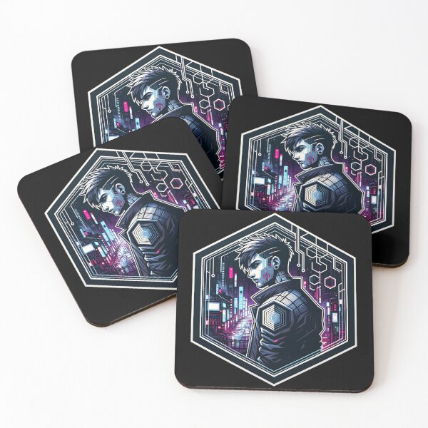 Item preview, Cyber Sentinel: Pulse of Neon Streets designed and sold by InkQuest.