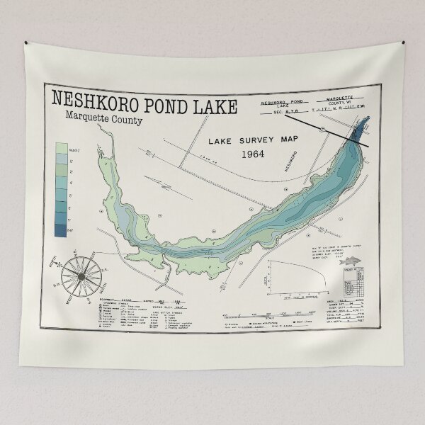 Item preview, Neshkoro Pond Lake WI Marquette County designed and sold by Jean Plout.