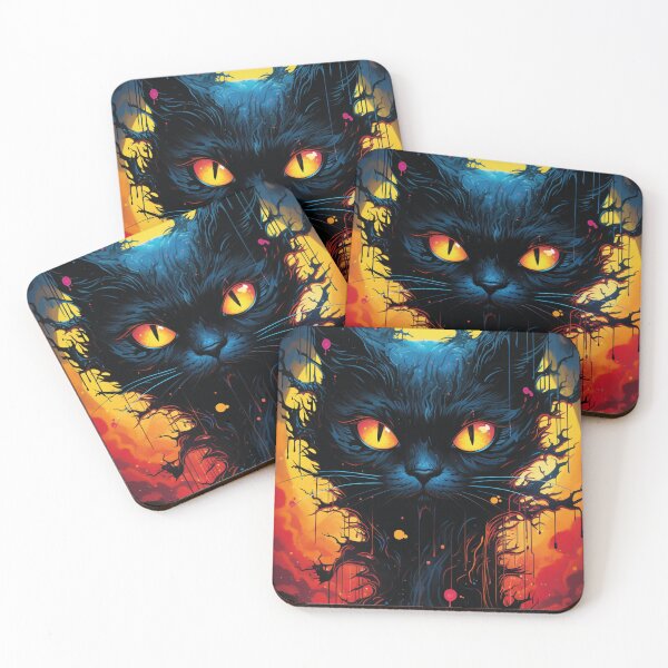 Item preview, Mystic Midnight Feline designed and sold by Spooky111Realm.
