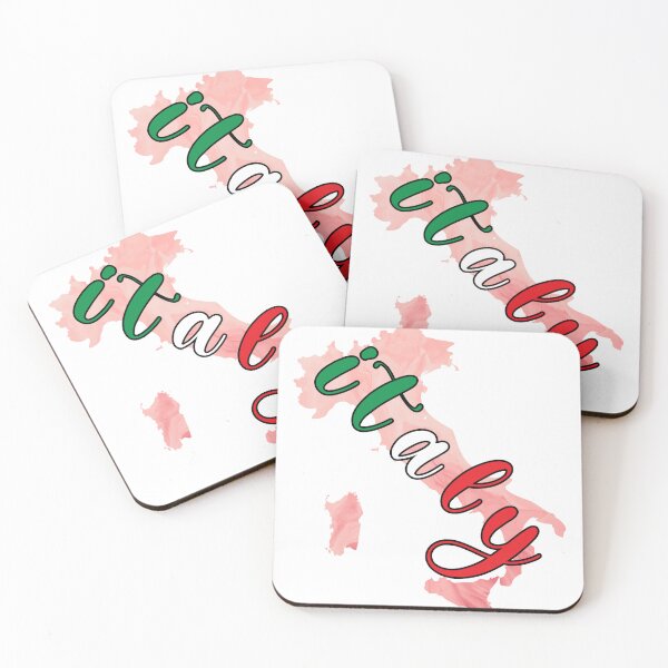 Item preview, Italy Flag Map Colorful -  designed and sold by PurpleLoveStore.
