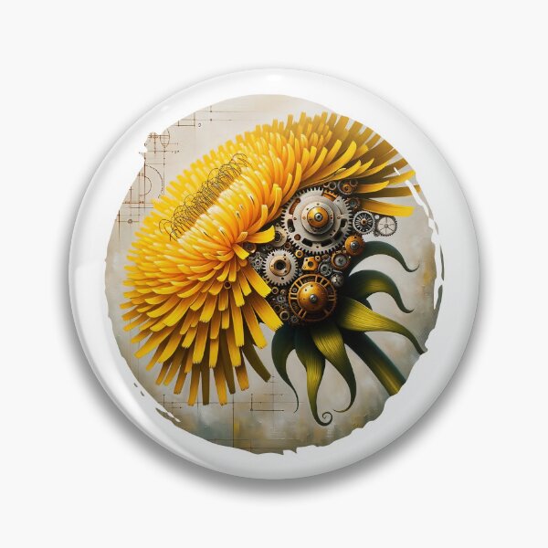 Item preview, Steampunk Dandelion Art Oval designed and sold by NovosArt.