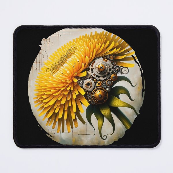 Item preview, Steampunk Dandelion Art Oval designed and sold by NovosArt.