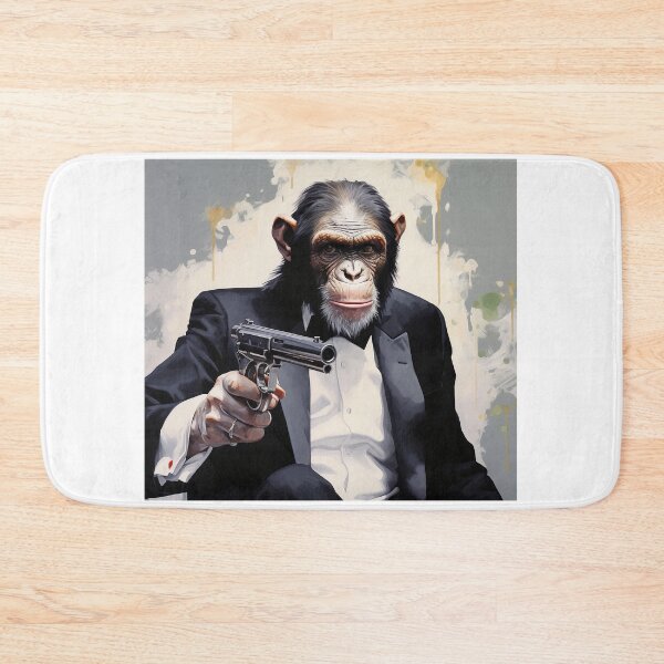 Item preview, Chimpanzee Holding Gun designed and sold by FireFXStudio.