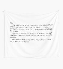 JERSEY SHORE NOTE Wall Tapestry