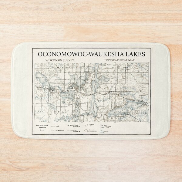 Item preview, Oconomowoc -Waukesha Lakes WI designed and sold by Jean Plout.