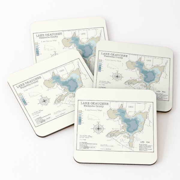 Item preview, Okauchee Lake WI Waukesha County 1955 designed and sold by Jean Plout.