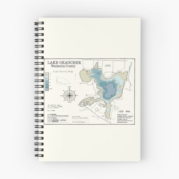 Item preview, Okauchee Lake WI Waukesha County 1955 designed and sold by Jean Plout.