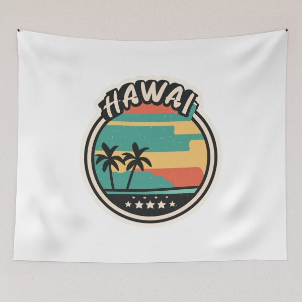 Item preview, Hawaii, puesta de sol y palmeras | Estilo minimalista designed and sold by CircinusStore.