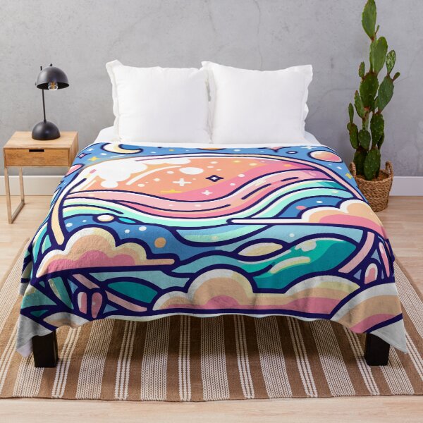 Item preview, Celestial Dreamscape: Planets, Stars, and Ethereal Waves designed and sold by OniumEth.