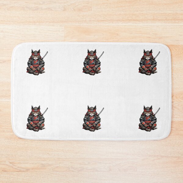 Item preview, Samurai Cat designed and sold by BrohShop.
