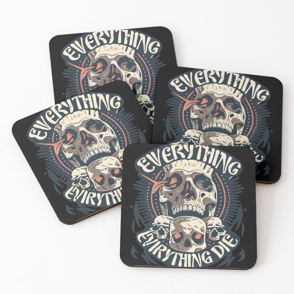 Item preview, Everything Die Death, Pirate skull, Skull, old style hardcore tattoo designed and sold by PhotoArtMC.