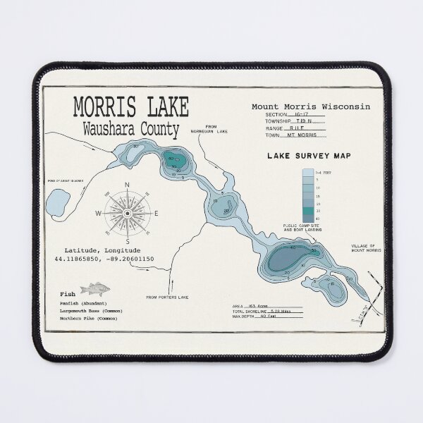 Item preview, Morris Lake WI Waushara County designed and sold by Jean Plout.