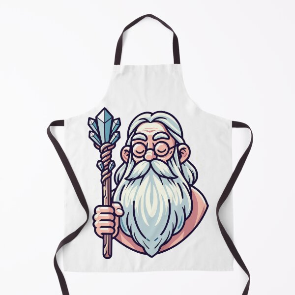 Item preview, Mystical Elder Wizard with Crystal Staff designed and sold by OniumEth.