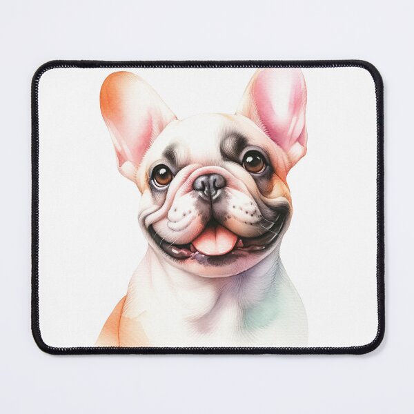 Item preview, French Bulldog Delight: Vivid Watercolor Expression designed and sold by WatercolorWhisk.