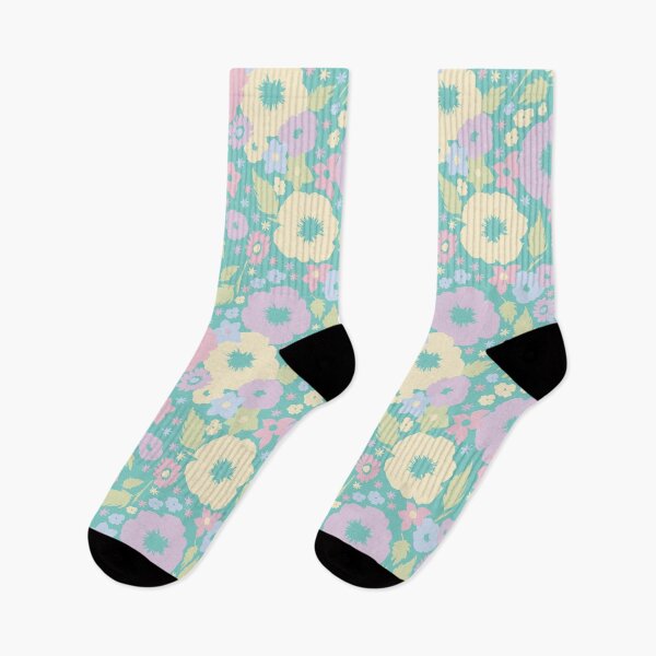 Aperçu de l'œuvre FLEURS MODERNES BOHO PASTEL VERT SARCELLE créée et vendue par blomastudios.