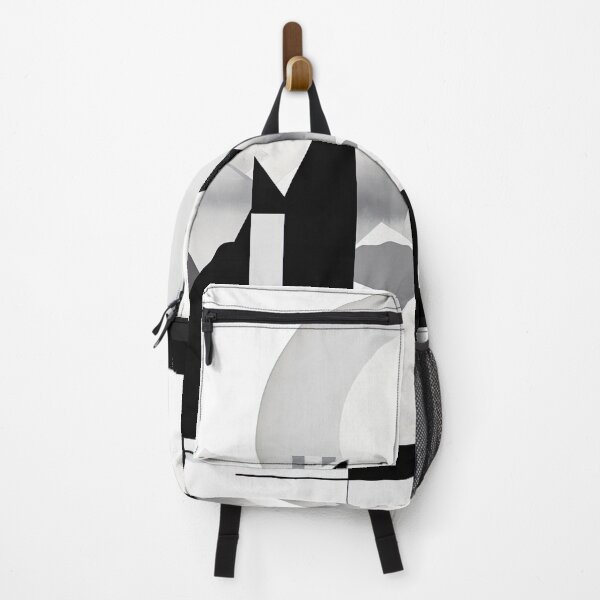 Item preview, Explore "Simplistic & Minimalistic Snowy Winter Alps" with Bauhaus Flair designed and sold by ArtificialGenes.