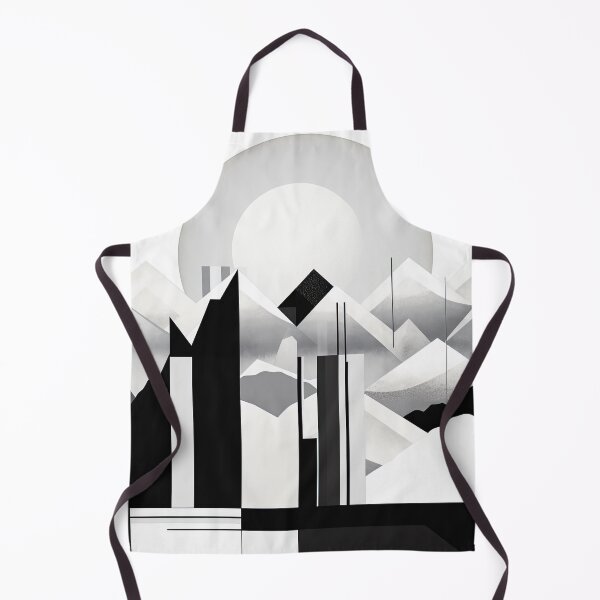Item preview, Explore "Simplistic & Minimalistic Snowy Winter Alps" with Bauhaus Flair designed and sold by ArtificialGenes.