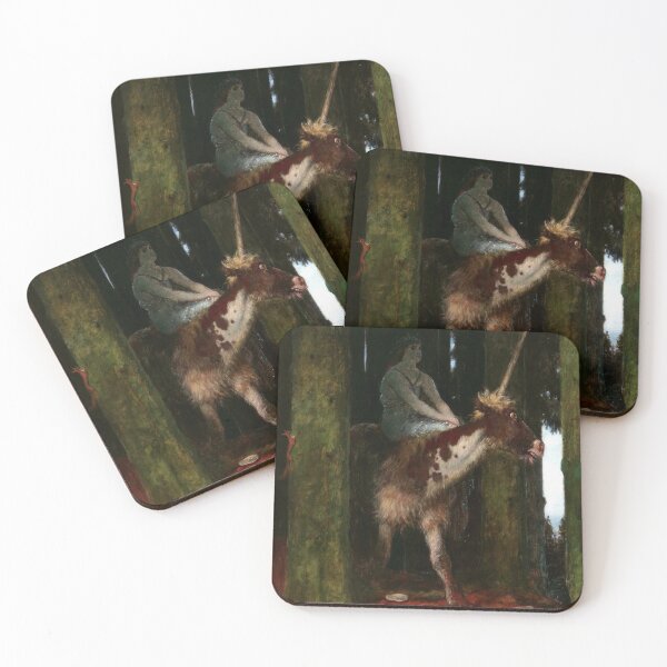 Item preview, Silence of the Forest - Arnold Bocklin 1885 designed and sold by forgottenbeauty.