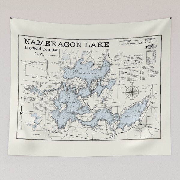 Item preview, Namekagon Lake WI Bayfield County  designed and sold by Jean Plout.