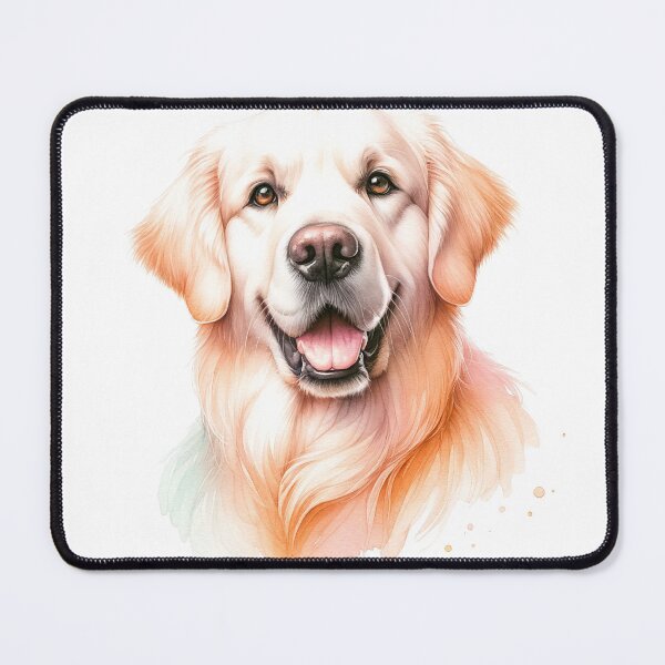 Item preview, Golden Retriever Glow: Delicate Watercolor Essence designed and sold by WatercolorWhisk.