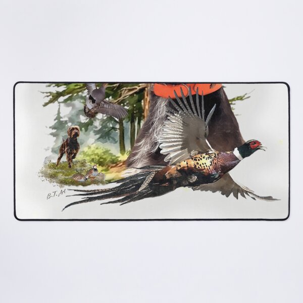 Item preview, Pudelpointer , Bird Hunting Season designed and sold by TammyHunterArt.