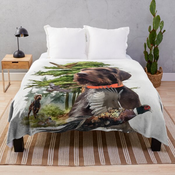 Item preview, Pudelpointer , Bird Hunting Season designed and sold by TammyHunterArt.