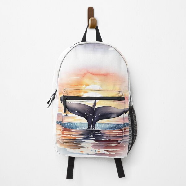 Item preview, Airbrush Whale Sunset Jumping Spray Paint Art designed and sold by lamp148.