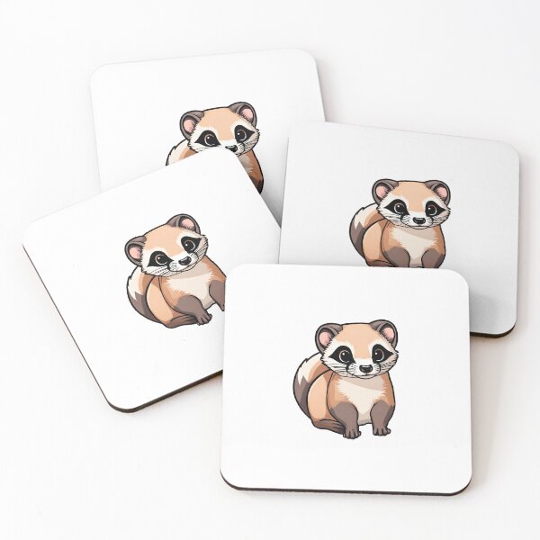 Aperçu de l'œuvre Furet mignon créée et vendue par BrohShop.